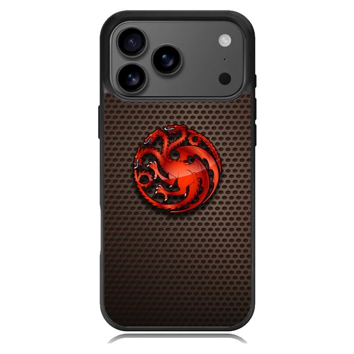 House Targaryen Logo Carbon Z5189 iPhone 17 Pro Max Case