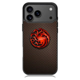House Targaryen Logo Carbon Z5189 iPhone 17 Pro Case