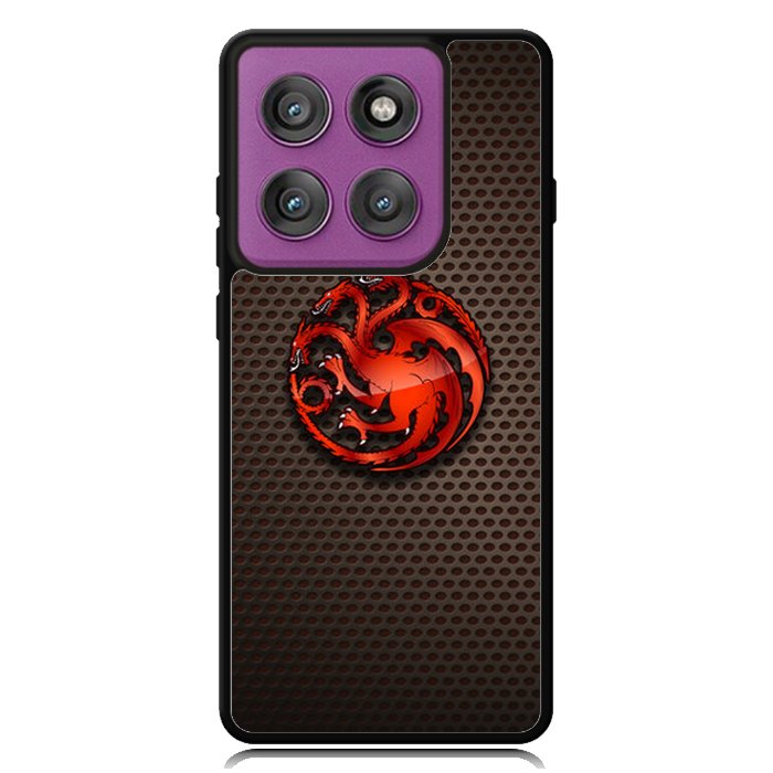House Targaryen Logo Carbon Z5189 Motorola Moto Edge 2025 | Moto Edge 60 Fusion | Moto Edge 60 Pro Case