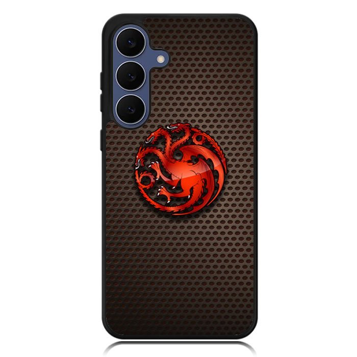 House Targaryen Logo Carbon Z5189 Samsung Galaxy S25 FE Case