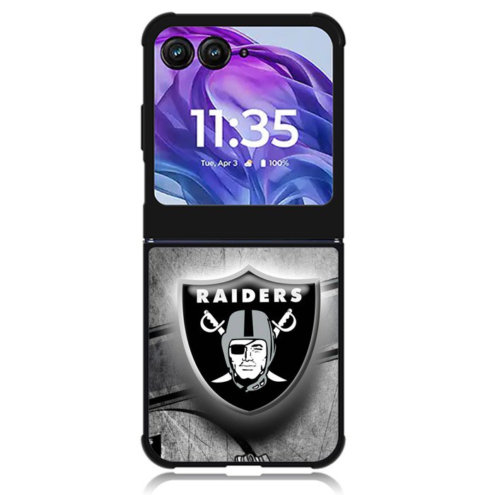 oakland raiders logo 9th Motorola Moto Razr 2024 , Moto Razr 50 Case