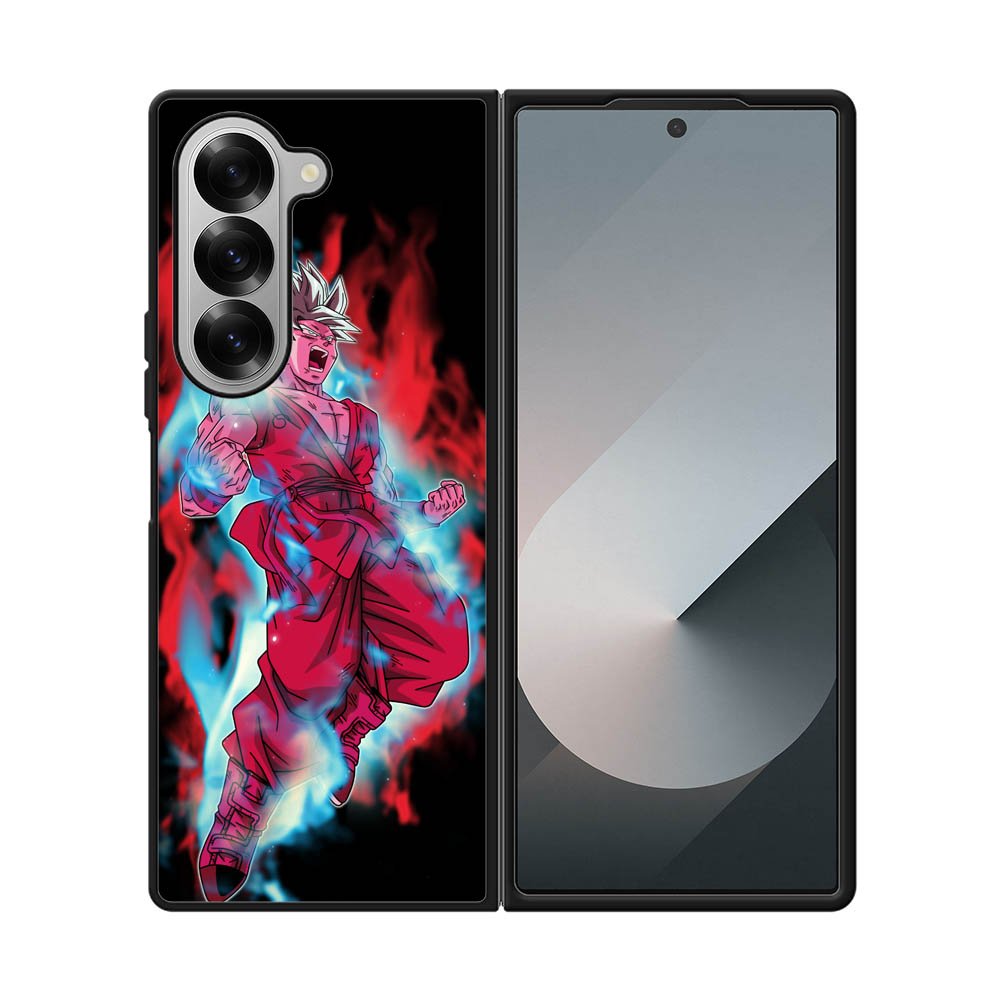 goku super saiyan blue kaioken x10 Z5277 Samsung Galaxy Z Fold 7 5G Case