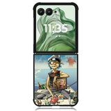 gorillaz Z5321 Motorola Moto Razr+ Plus 2024/2025 Case, Motorola Razr 50 Ultra/50s Ultra Case