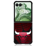 Chicago Bulls Z5322 Motorola Moto Razr+ Plus 2024/2025 Case, Motorola Razr 50 Ultra/50s Ultra Case