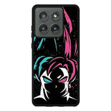 Dragon Ball super son goku black minimalist Z5341 Motorola Moto Edge 2025 Case
