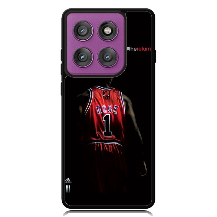 rose 1 chicago bulls Z5367 Motorola Moto Edge 2025 | Moto Edge 60 Fusion | Moto Edge 60 Pro Case