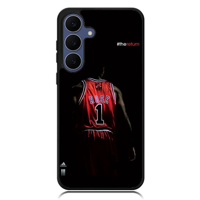 rose 1 chicago bulls Z5367 Samsung Galaxy S25 FE Case