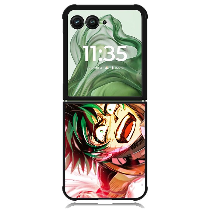 my hero academia Z5348 Motorola Moto Razr+ Plus 2024/2025 Case, Motorola Razr 50 Ultra/50s Ultra Case