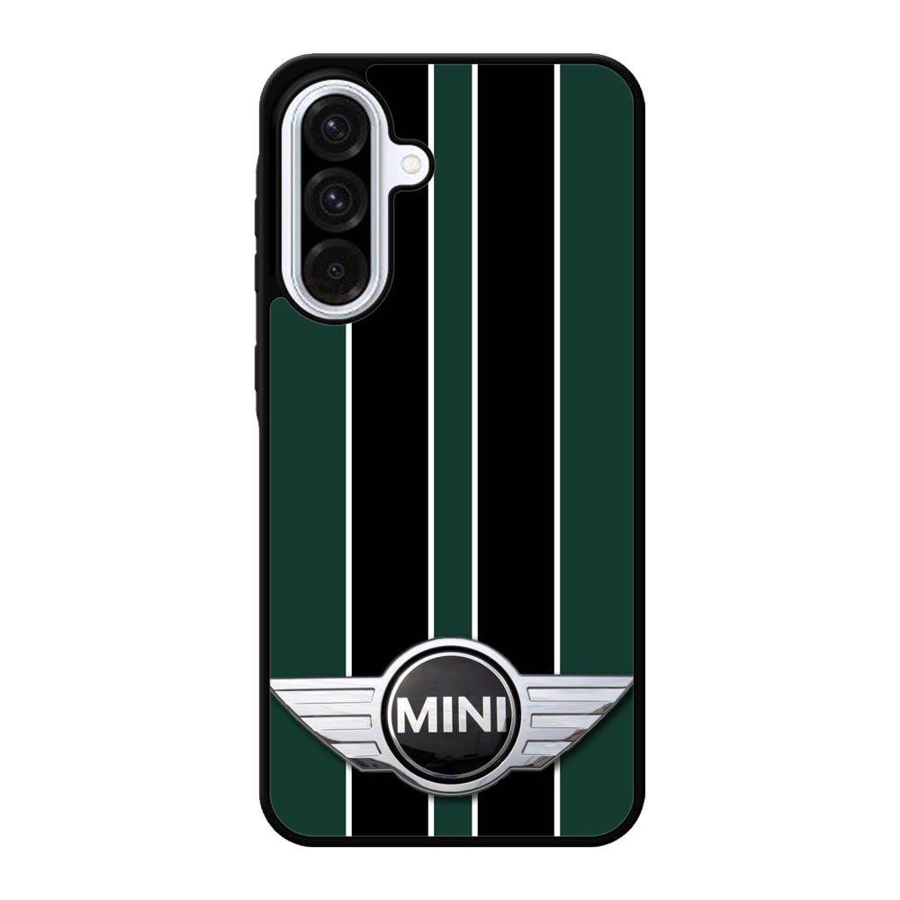 Mini Cooper Style British Racing Black Green Samsung Galaxy A56 Case FE1163