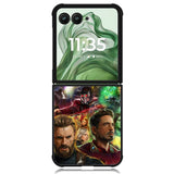 Avenger infinity war Z7064 Motorola Moto Razr+ Plus 2024/2025 Case, Motorola Razr 50 Ultra/50s Ultra Case