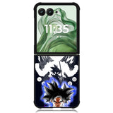 son goku silhouette Z7081 Motorola Moto Razr+ Plus 2024/2025 Case, Motorola Razr 50 Ultra/50s Ultra Case