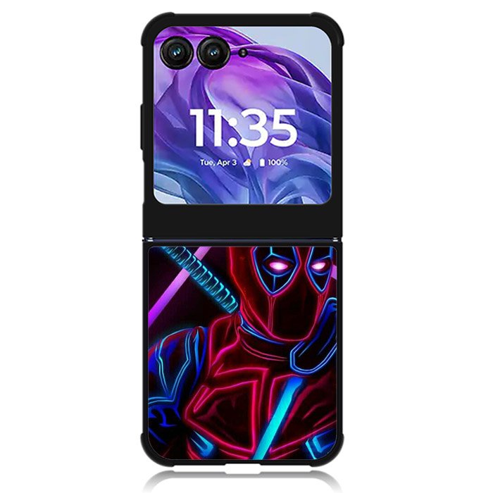 Deadpool Neon Motorola Moto Razr 2024 , Moto Razr 50 Case