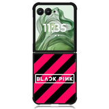 Black Pink Z7113 Motorola Moto Razr+ Plus 2024/2025 Case, Motorola Razr 50 Ultra/50s Ultra Case