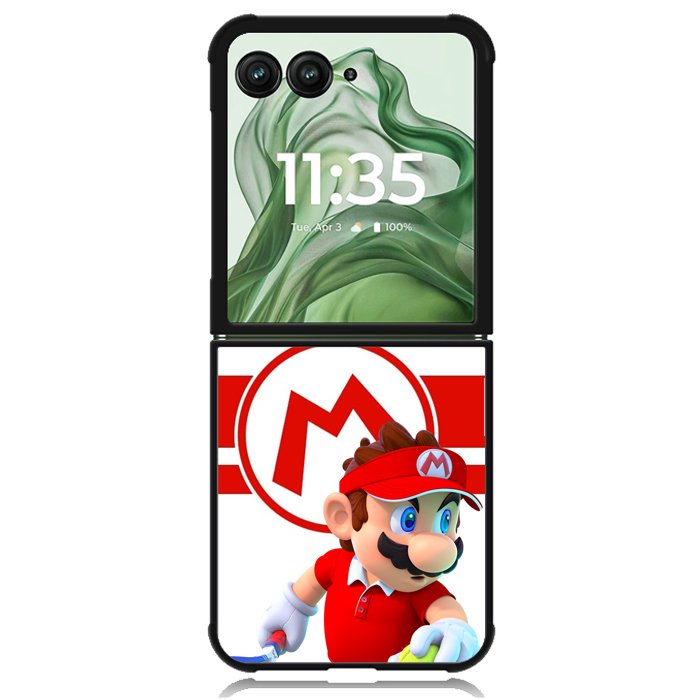 mario mario tennis aces Z7158 Motorola Moto Razr+ Plus 2024/2025 Case, Motorola Razr 50 Ultra/50s Ultra Case