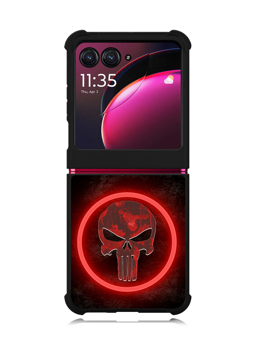 The punisher Skul Logo Motorola Moto Razr Plus 2023 / Moto Razr+ 2023 Case FZ2229