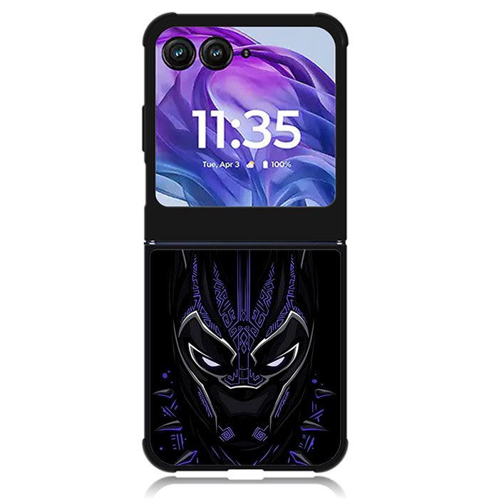 Black Panther 2nd Motorola Moto Razr 2024 , Moto Razr 50 Case