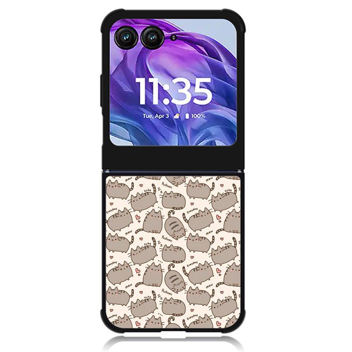 Pusheen Cat 2nd Motorola Moto Razr 2024 , Moto Razr 50 Case