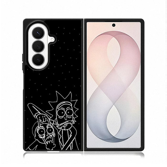 Rick And Morty Art Samsung Galaxy Z Fold 8 Ultra Case