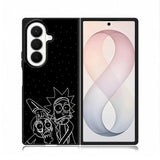 Rick And Morty Art Samsung Galaxy Z Fold 8 Ultra Case