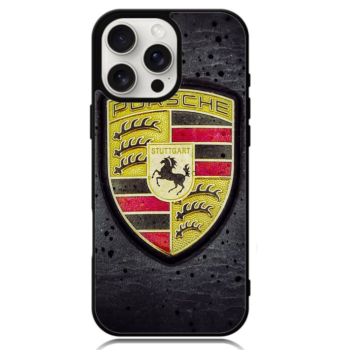 Porsche Logo Z4551 iPhone 16 Pro Case
