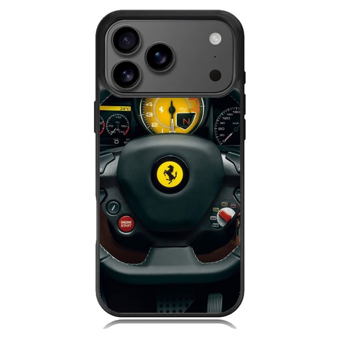 Red Ferrari Logo Z4552 iPhone 17 Pro Max Case