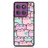 pusheen pattern Z4602 Motorola Moto Edge 2025 | Moto Edge 60 Fusion | Moto Edge 60 Pro Case