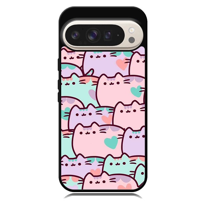 pusheen pattern Z4602 Google Pixel 9 Pro XL Case