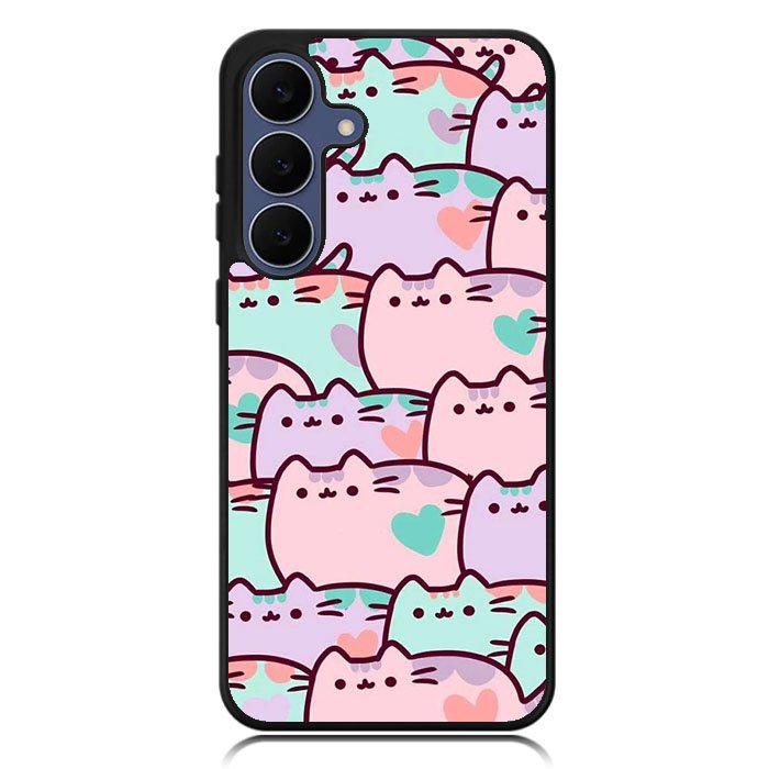 pusheen pattern Z4602 Samsung Galaxy S25 FE Case