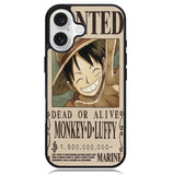 New Monkey D Luffy bounty poster Z4605 iPhone 16 Plus Case