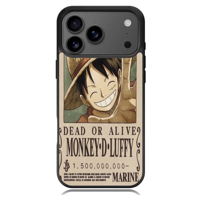 New Monkey D Luffy bounty poster Z4605 iPhone 17 Pro Case