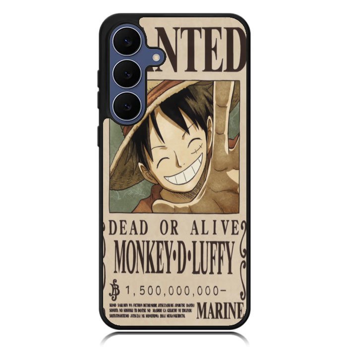 New Monkey D Luffy bounty poster Z4605 Samsung Galaxy S25 FE Case
