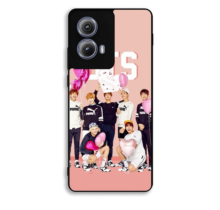 BTS Pink Motorola Moto Edge 2024 Case FE7661