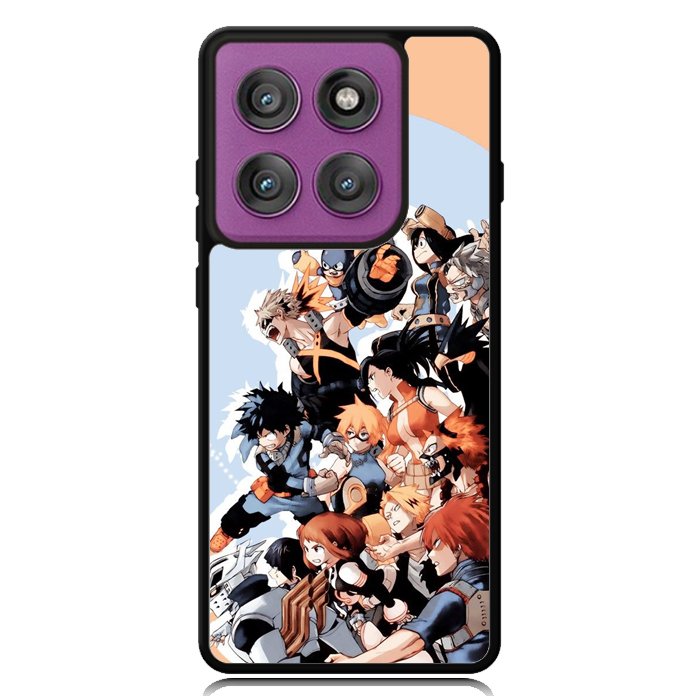 my hero academia full team Z5002 Motorola Moto Edge 2025 | Moto Edge 60 Fusion | Moto Edge 60 Pro Case