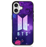 BTS Galaxy Logo Z5025 iPhone 16 Case
