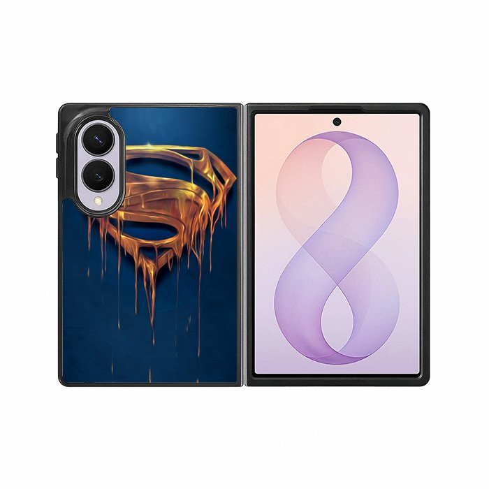 Superman gold Logo Samsung Galaxy Z Fold 8 Case