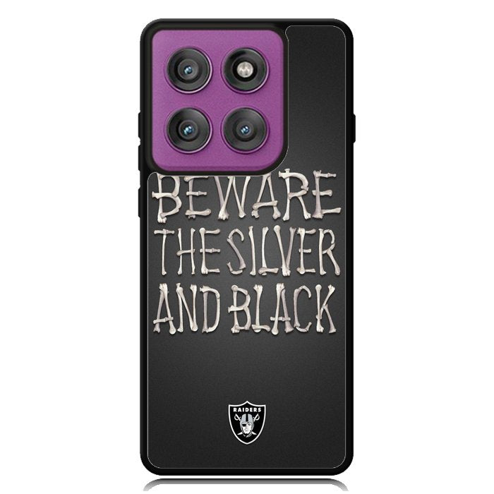 Oakland raiders Z5107 Motorola Moto Edge 2025 | Moto Edge 60 Fusion | Moto Edge 60 Pro Case