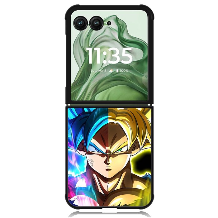 Dragon Ball super son goku Z5123 Motorola Moto Razr+ Plus 2024/2025 Case, Motorola Razr 50 Ultra/50s Ultra Case