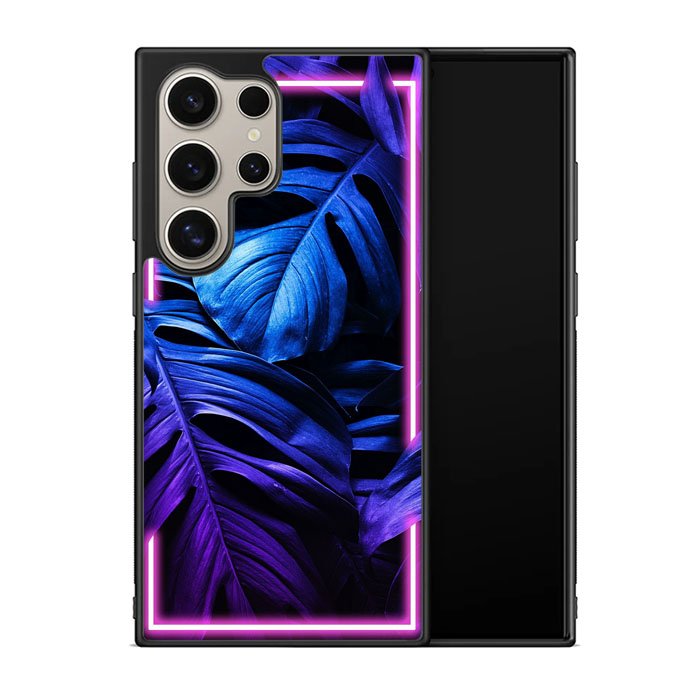 monstera neon Z8000 Samsung Galaxy S24 Ultra 5G Case