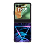 Neon Triangle Monstera Z8001 Motorola Moto RAZR 2025 Case