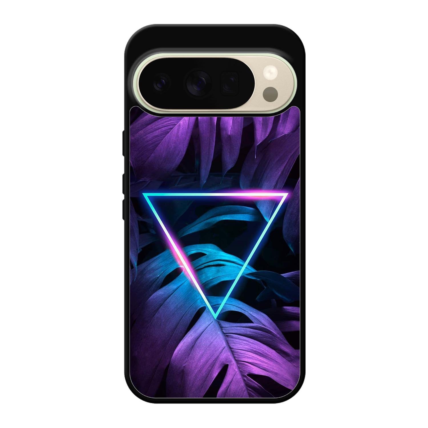 Neon Triangle Monstera Z8001 Google Pixel 10 Pro Case