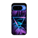 Neon Triangle Monstera Z8001 Google Pixel 10 Case