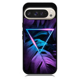 Neon Triangle Monstera Z8001 Google Pixel 9 | Google Pixel 9 Pro Case