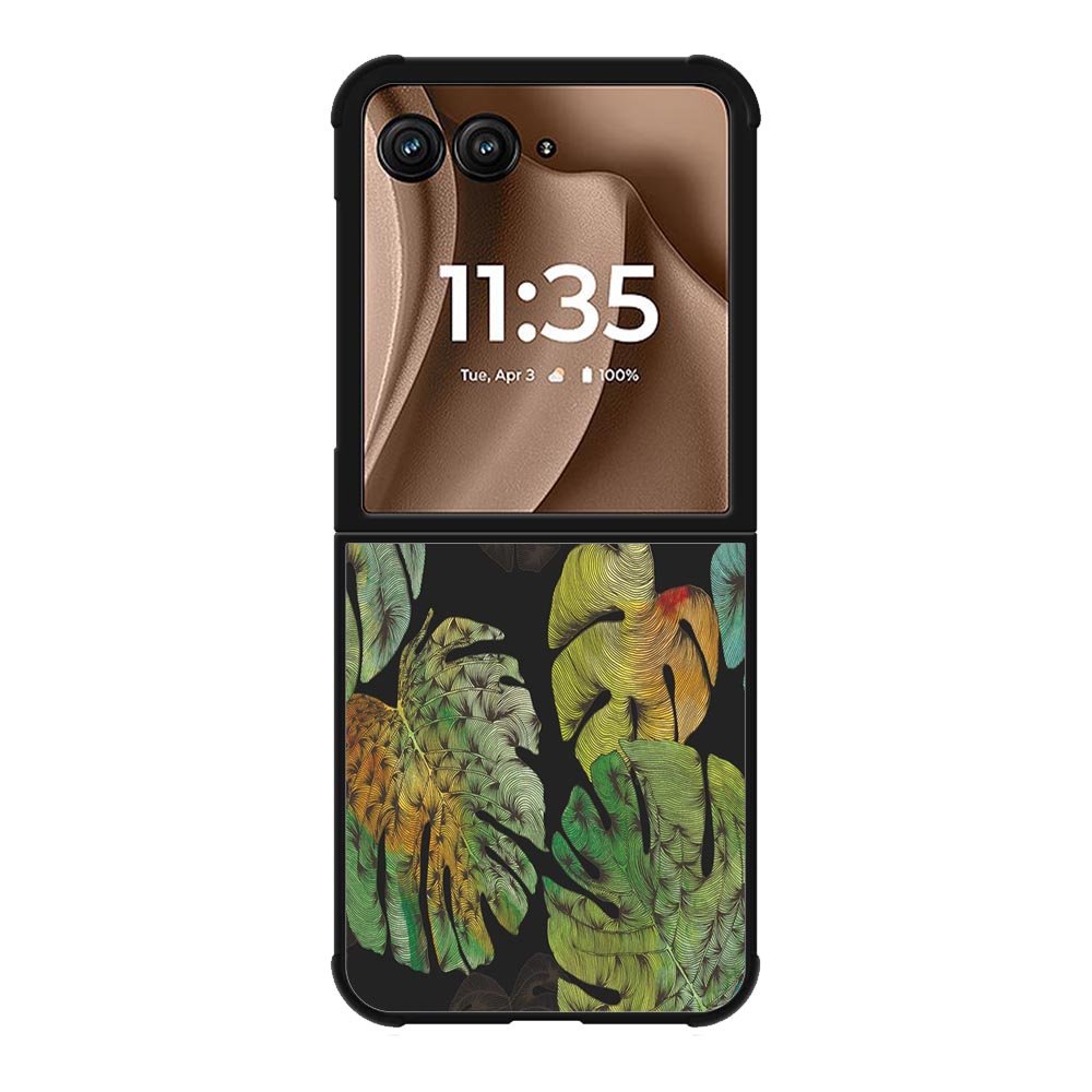 monstera tropical Z8004 Motorola Moto RAZR Plus 2025 Case