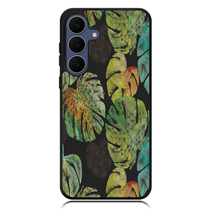 monstera tropical Z8004 Samsung Galaxy S25 FE Case