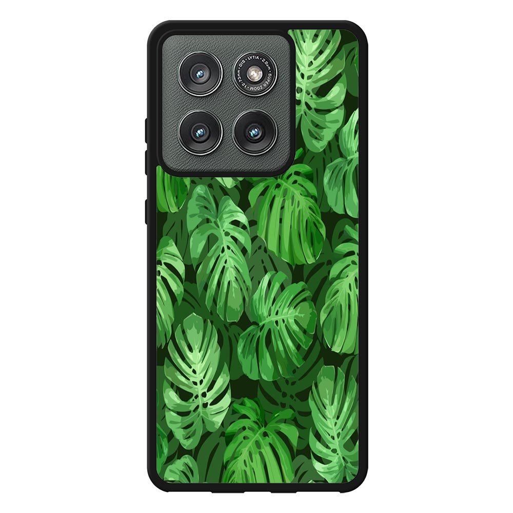 monstera leaves seamless tropical Z8005 Motorola Moto Edge 2025 Case