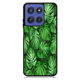 monstera leaves seamless tropical Z8005 Motorola Moto G Stylus 5G 2025 Case