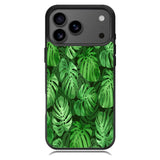 monstera leaves seamless tropical Z8005 iPhone 17 Pro Case