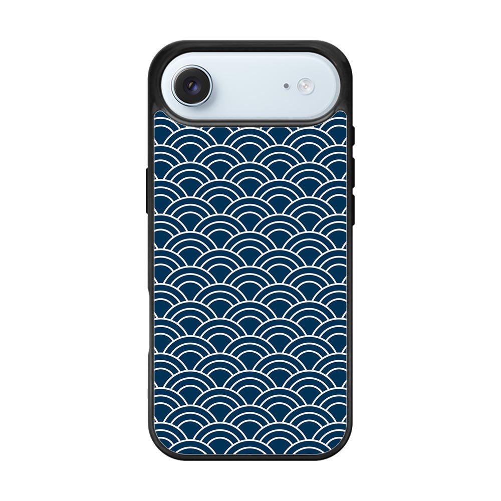 Japanese Gold Cloud Wave Indigo Pattern Z8008 iPhone Air Case