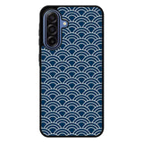 Japanese Gold Cloud Wave Indigo Pattern Z8008 Samsung Galaxy A17 5G Case