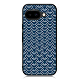 Japanese Gold Cloud Wave Indigo Pattern Z8008 Google Pixel 9A Case